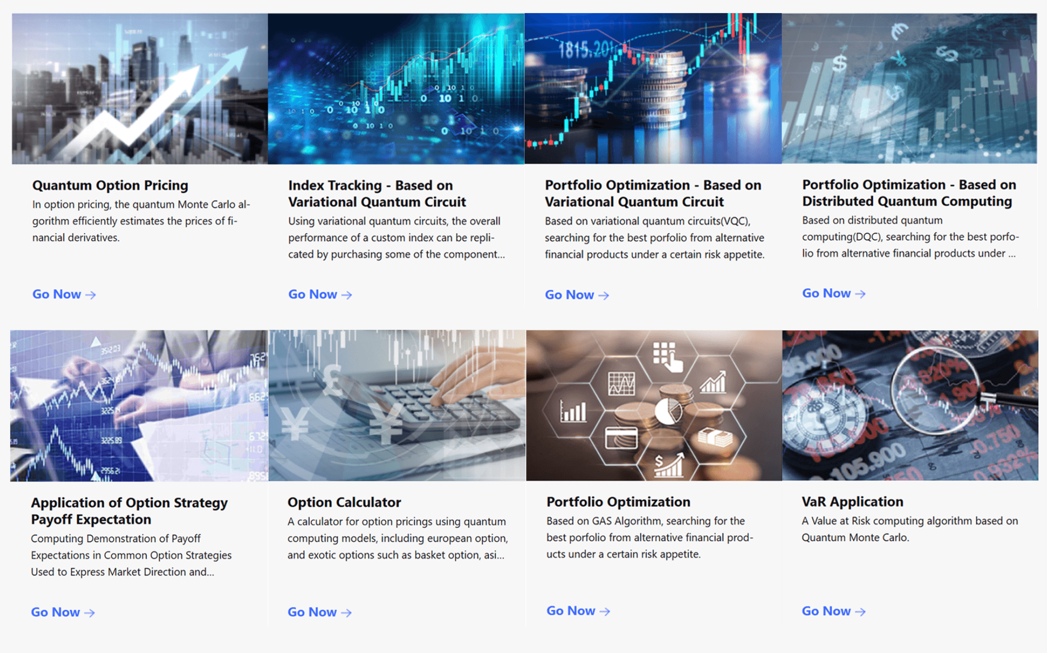 Quantum Finance Applications