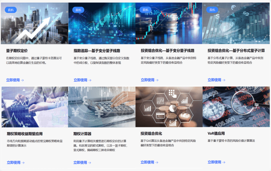系列量子金融应用